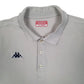 Mens Grey Kappa  Hoodie Polo Shirt