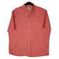 Mens Red L.L.Bean  Short Sleeve Shirt