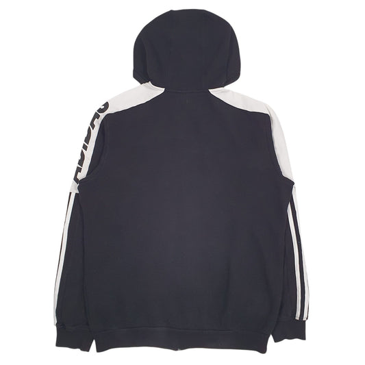 Mens Black Adidas  Full Zip Jumper