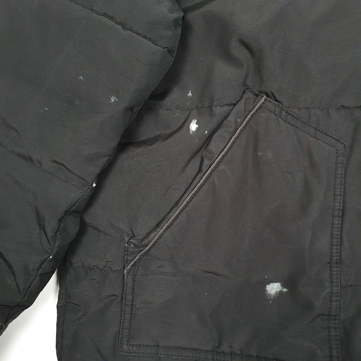 Mens Black Levis   Coat