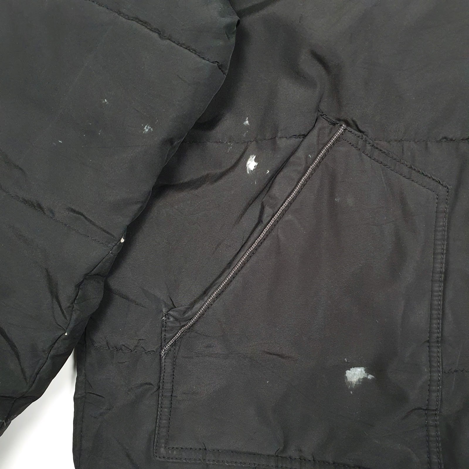 Mens Black Levis   Coat