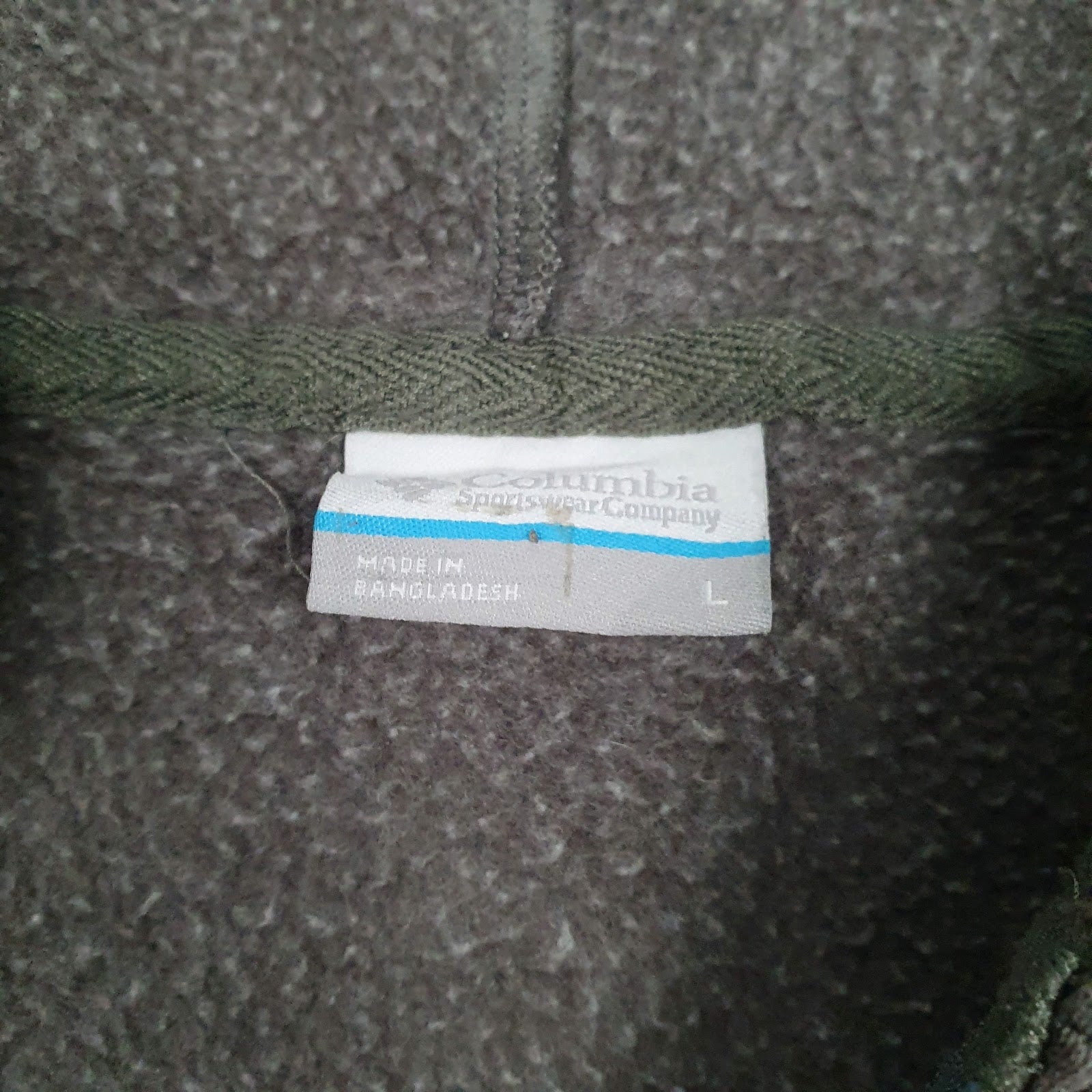 Mens Grey Columbia Sportswear Company  Full Zip Jumper