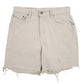 Womens Beige Levis 550 Vintage 90s Denim Shorts