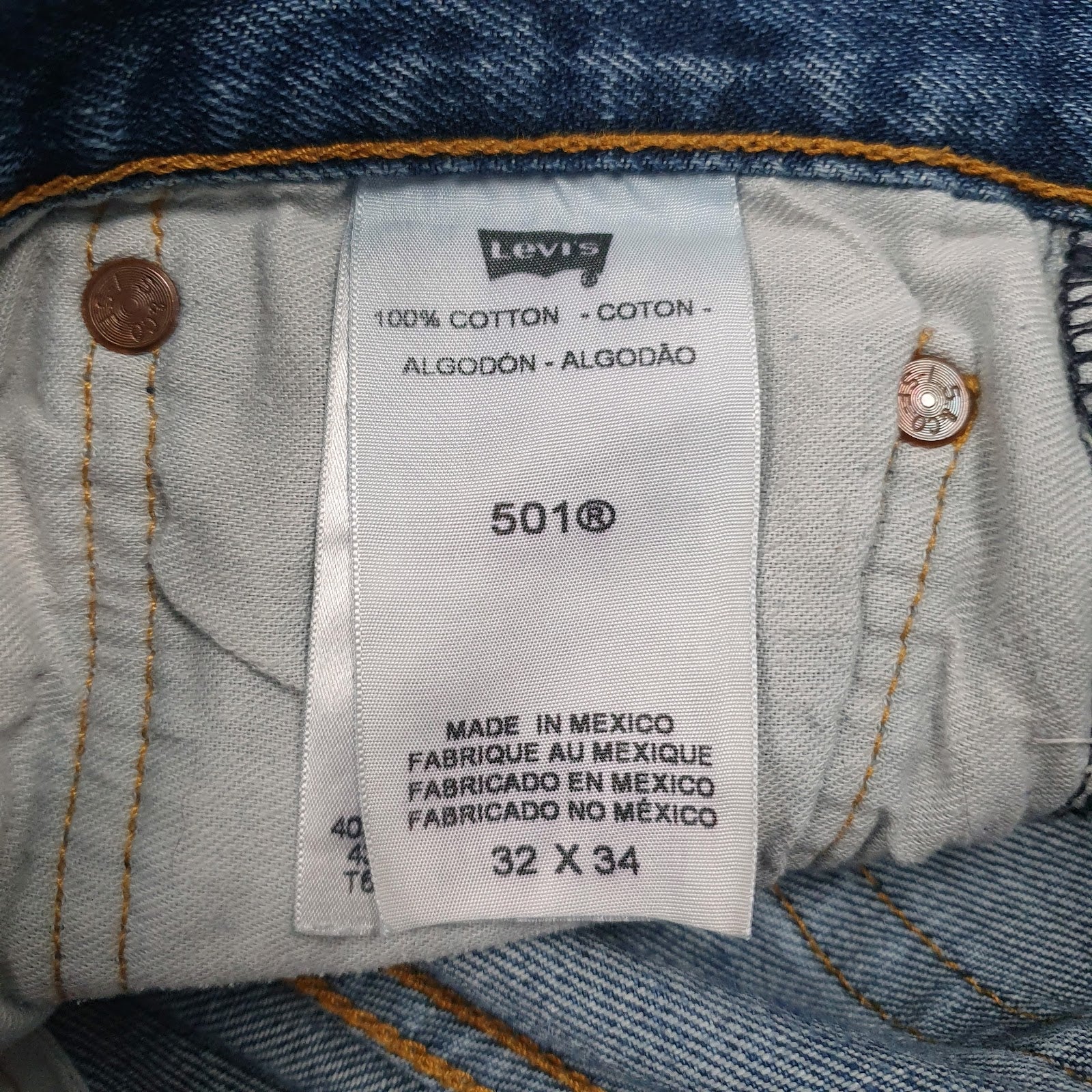 Mens Blue Levis   Jeans