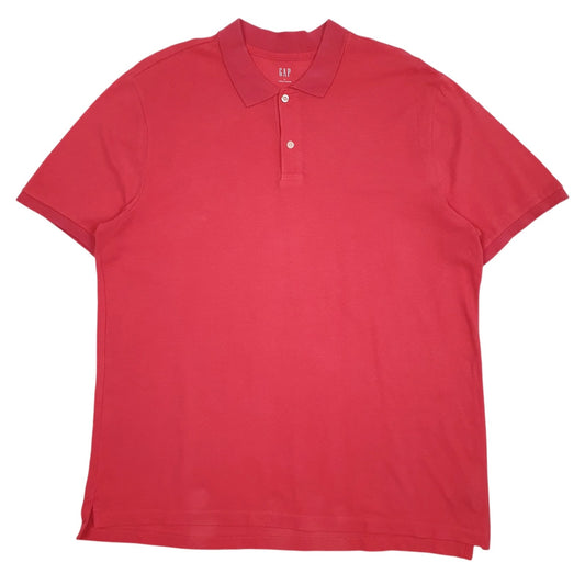 Mens Red Gap  Short Sleeve Polo Shirt