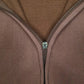 Mens Brown NFL Denver Broncos Hoodie Full Zip Jumper