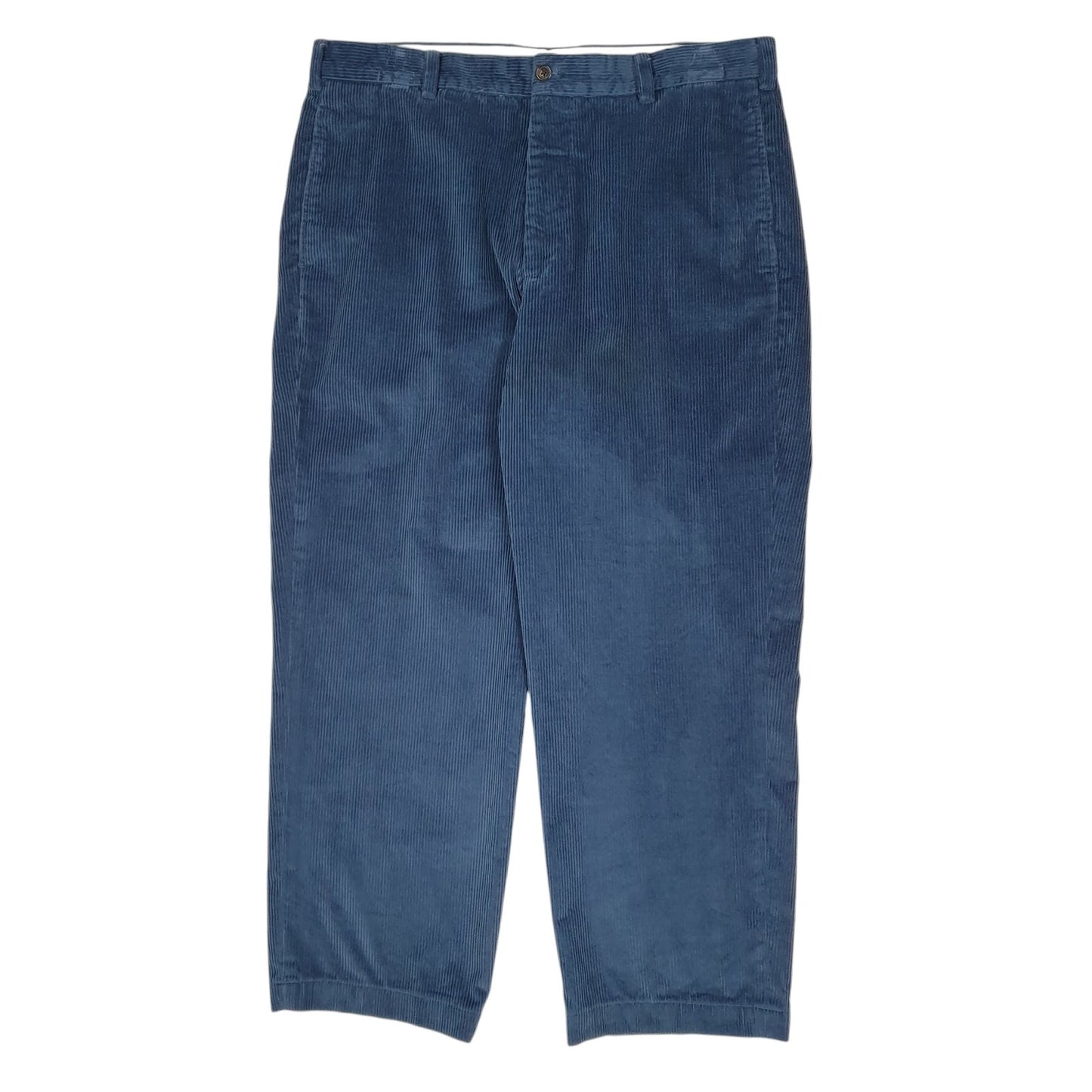 Mens Blue Brooks Brothers Hudson Corduroy Trousers