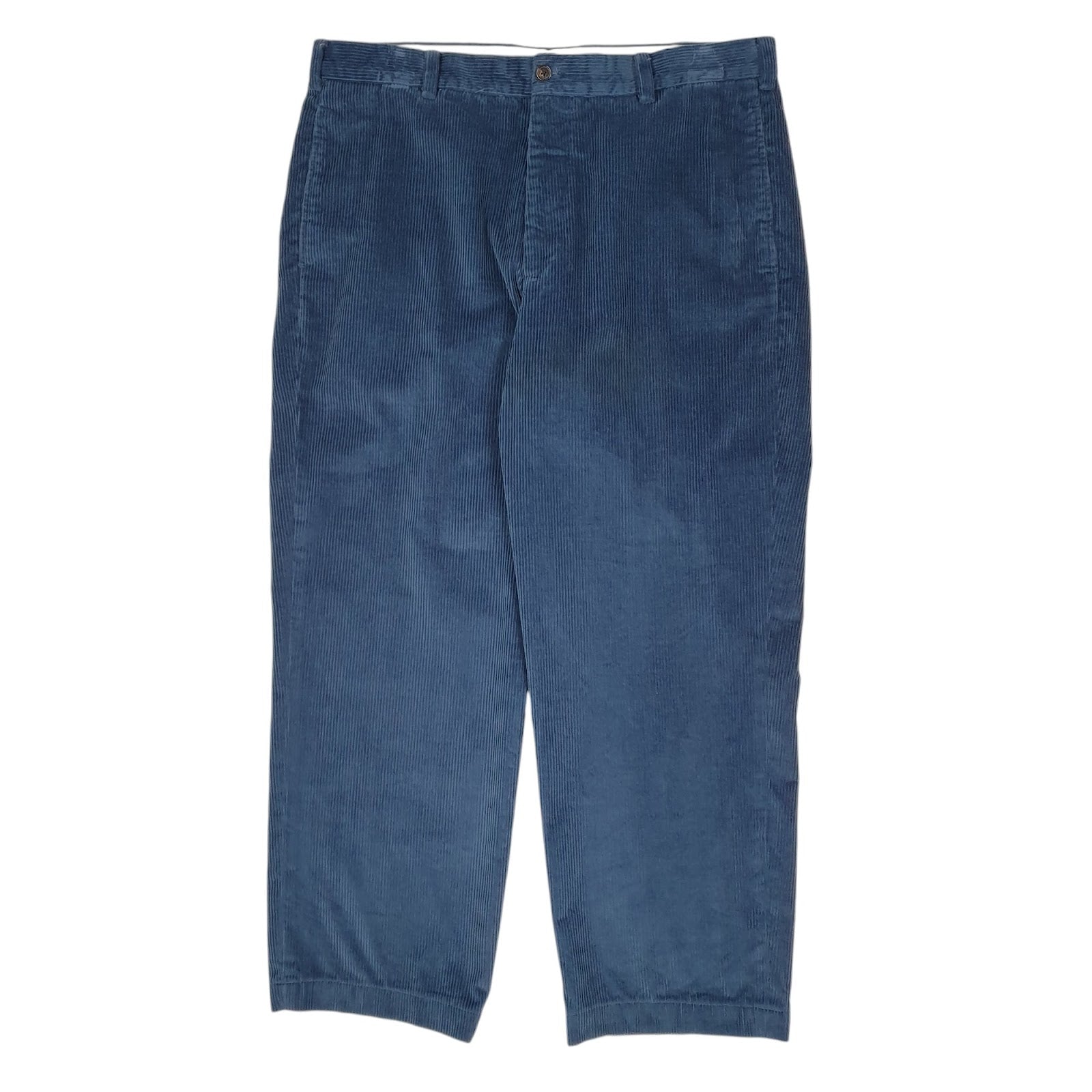 Mens Blue Brooks Brothers Hudson Corduroy Trousers