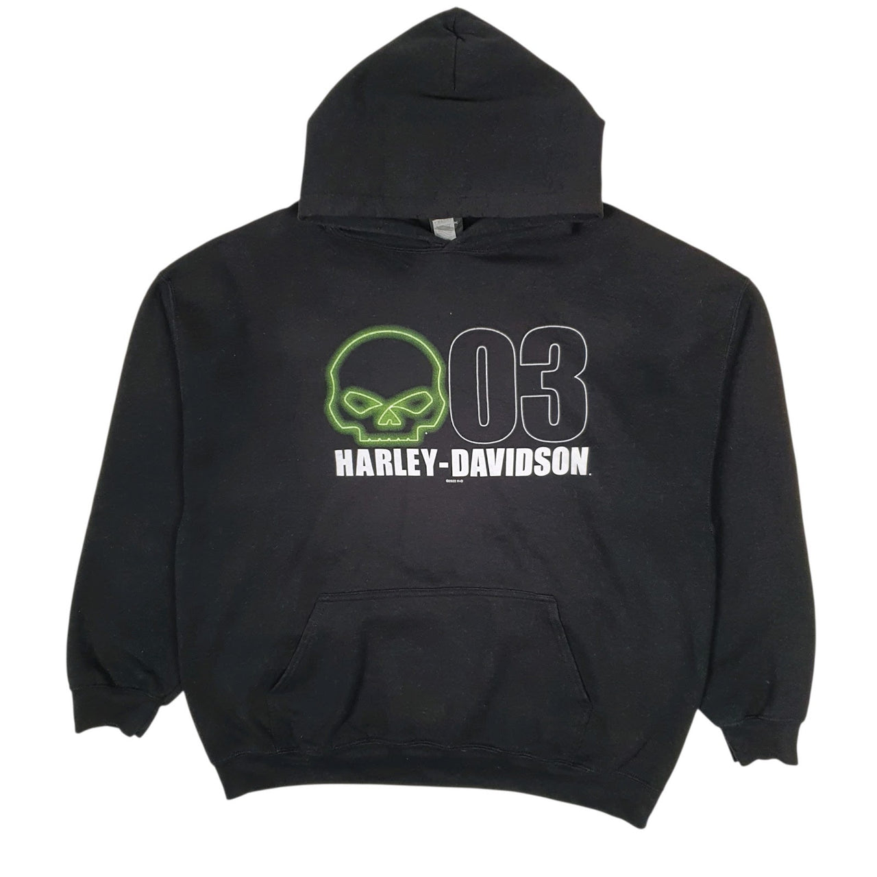 Mens Black Harley Davidson Coronado Beach Hoodie Jumper