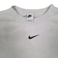 Mens White Nike Baggy Crewneck Jumper
