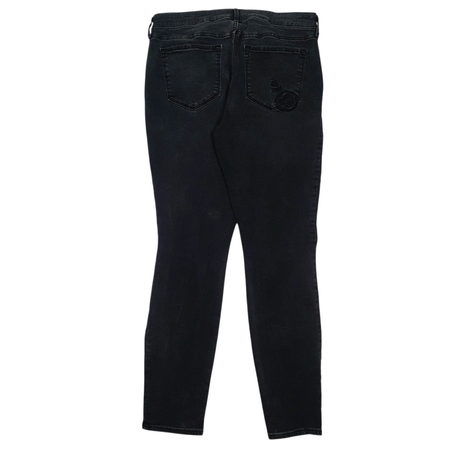 Womens Grey Old Navy Embroidered Distressed  Jeans