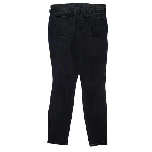 Womens Grey Old Navy Embroidered Distressed  Jeans