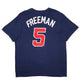 Mens Navy Nike Atlanta Braves MLB Baseball Freeman  T Shirt