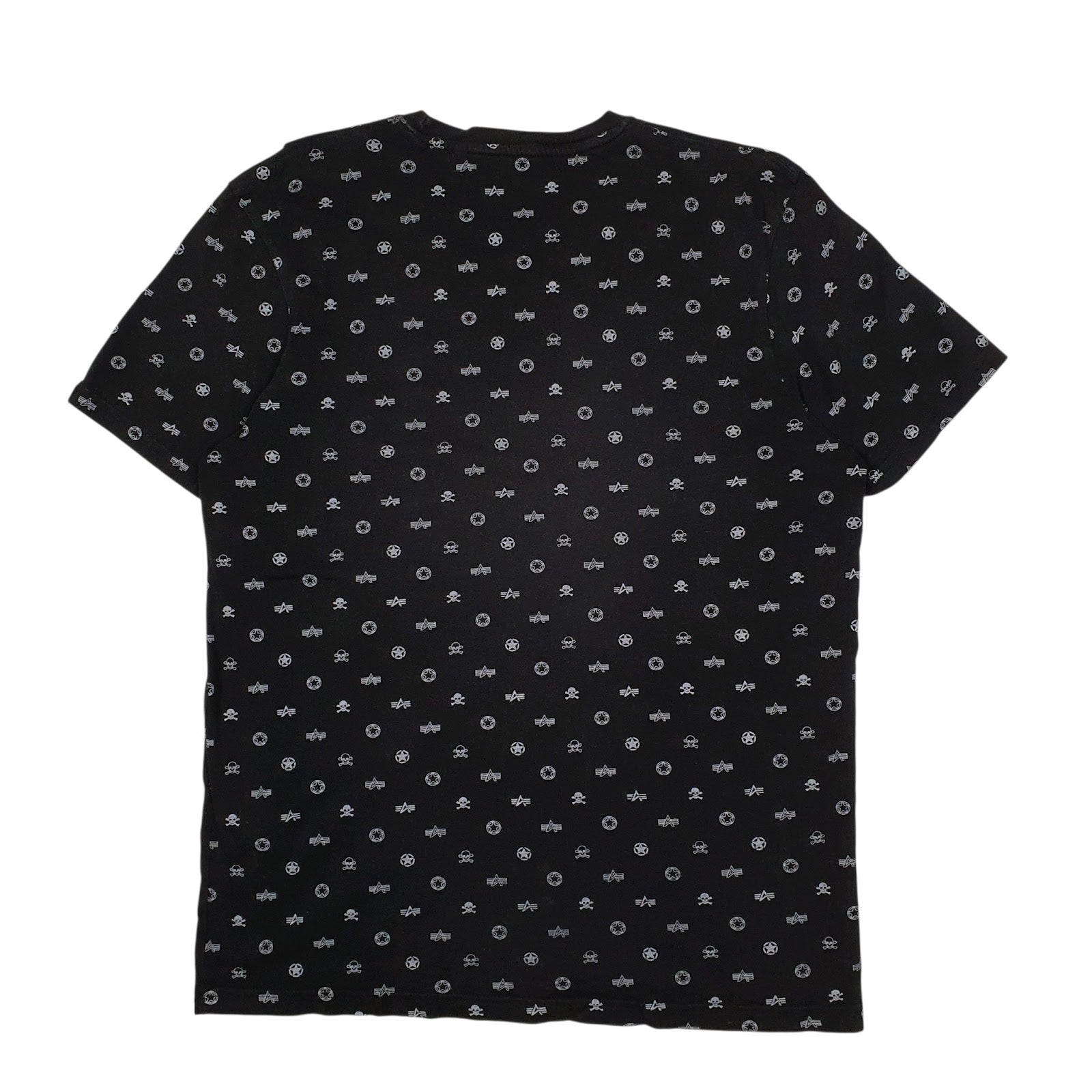 Mens Black Alpha Industries   T Shirt