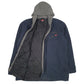 Mens Navy Wrangler Padded  Coat
