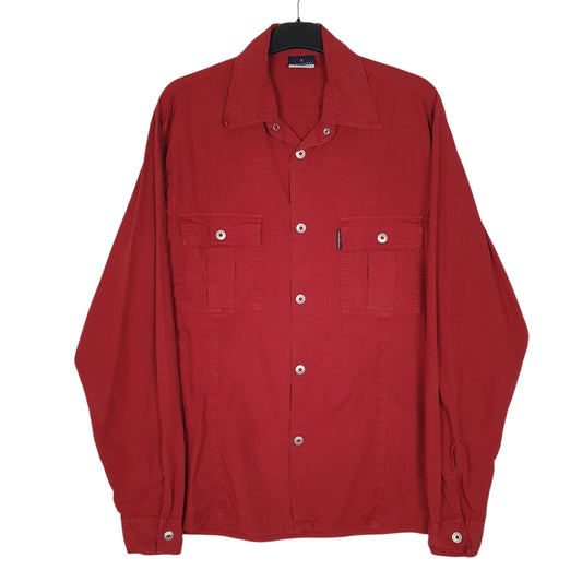 Mens Red Trussardi  Long Sleeve Shirt