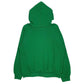 Womens Green Basset-Walker Vintage 90s Hoodie Jumper