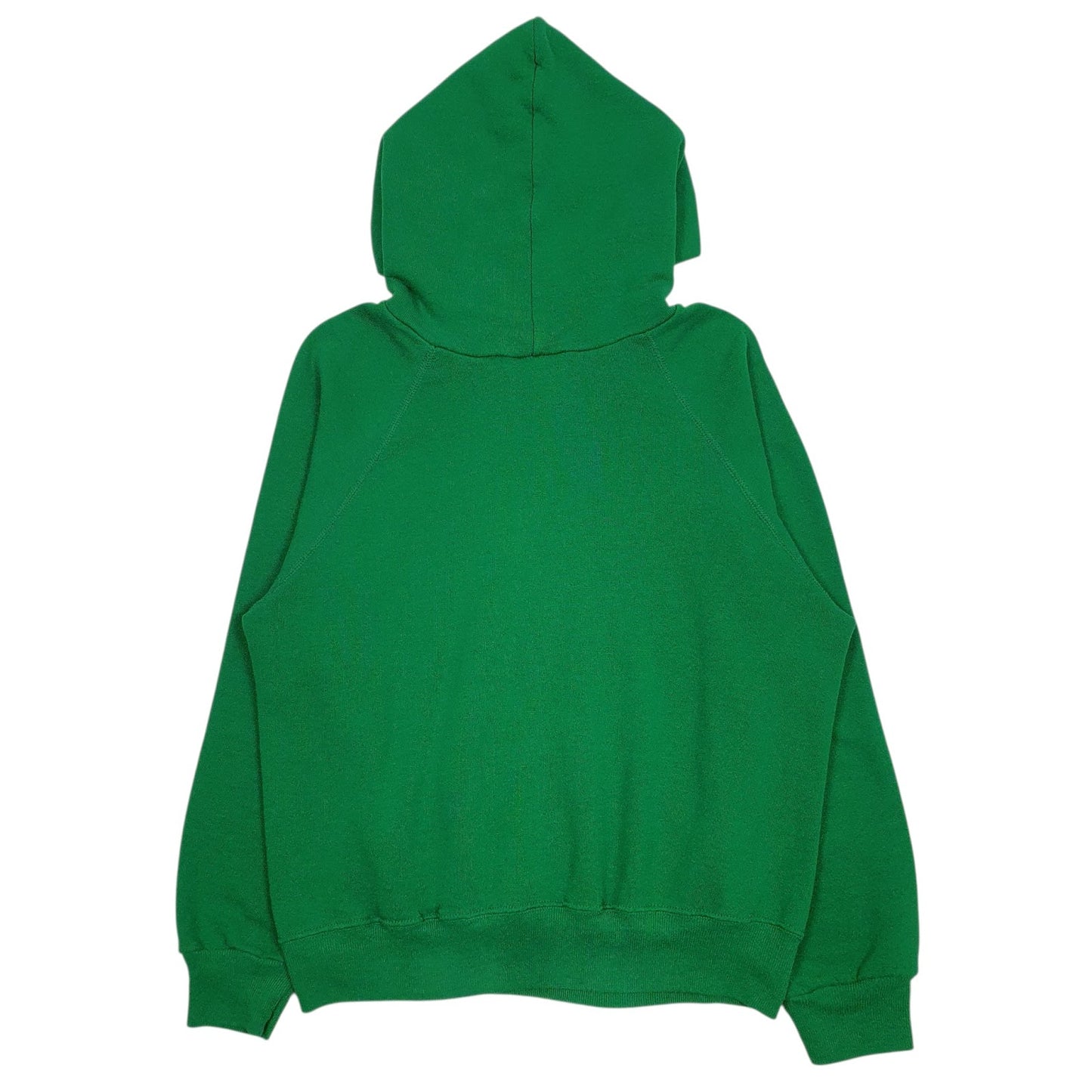 Womens Green Basset-Walker Vintage 90s Hoodie Jumper