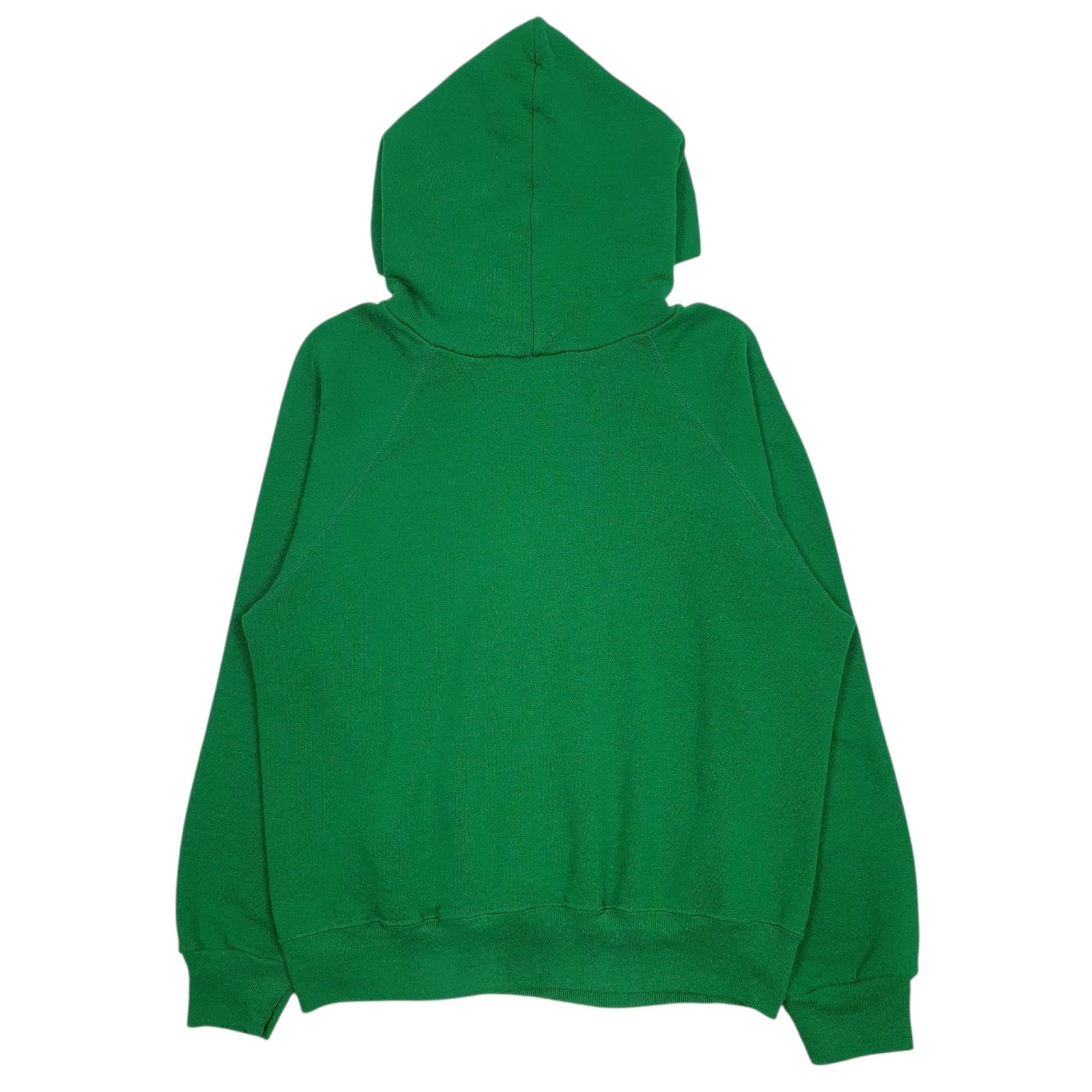 Womens Green Basset-Walker Vintage 90s Hoodie Jumper
