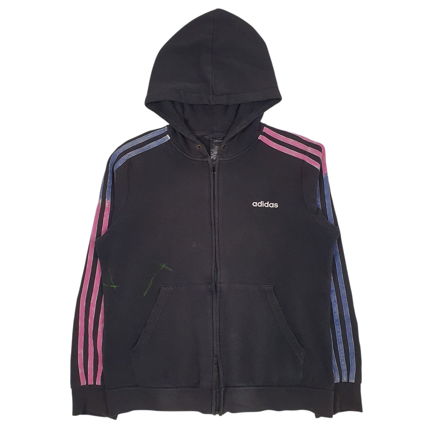 Womens Black Adidas  Full Zip Jumper