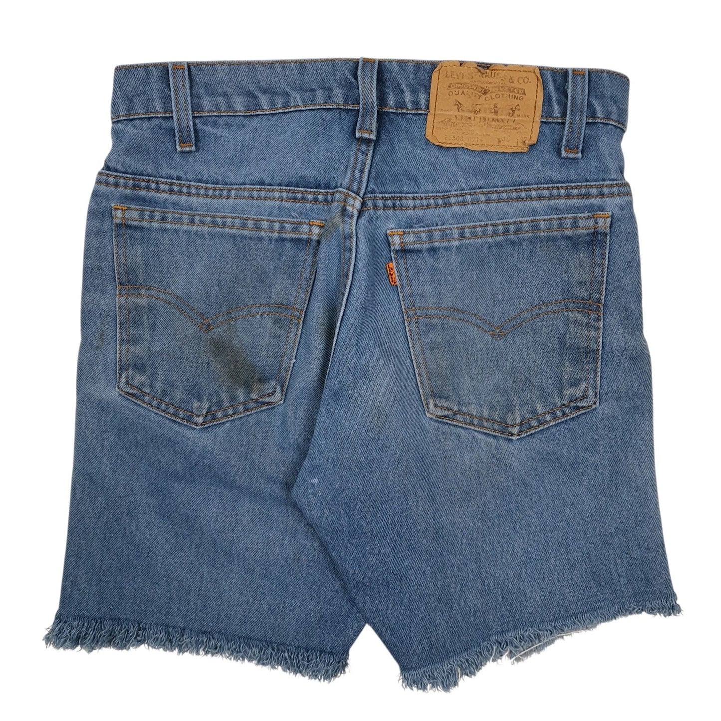 Mens Blue Levis Vintage 1980s Orange Tab Made In USA  Shorts