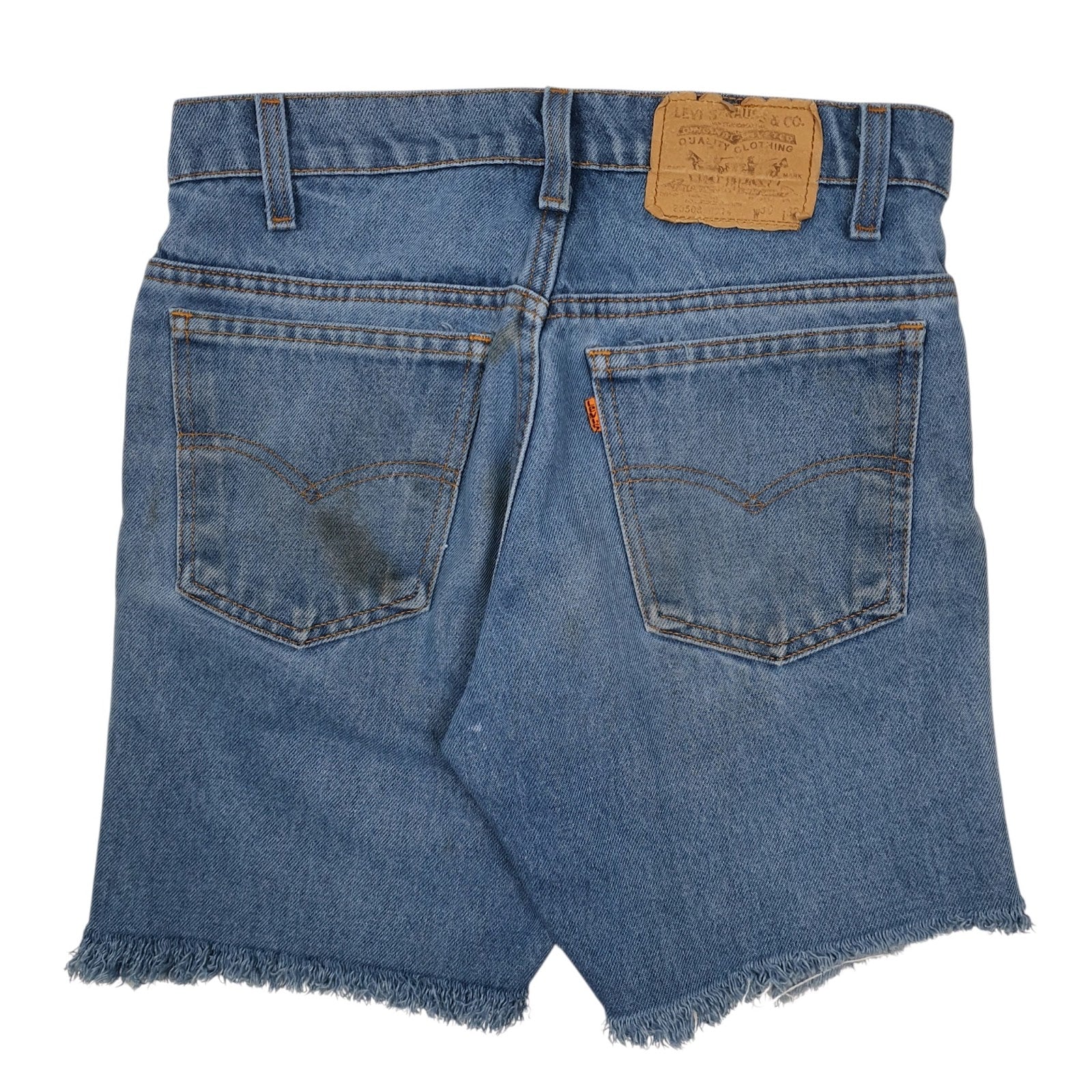 Mens Blue Levis Vintage 1980s Orange Tab Made In USA  Shorts
