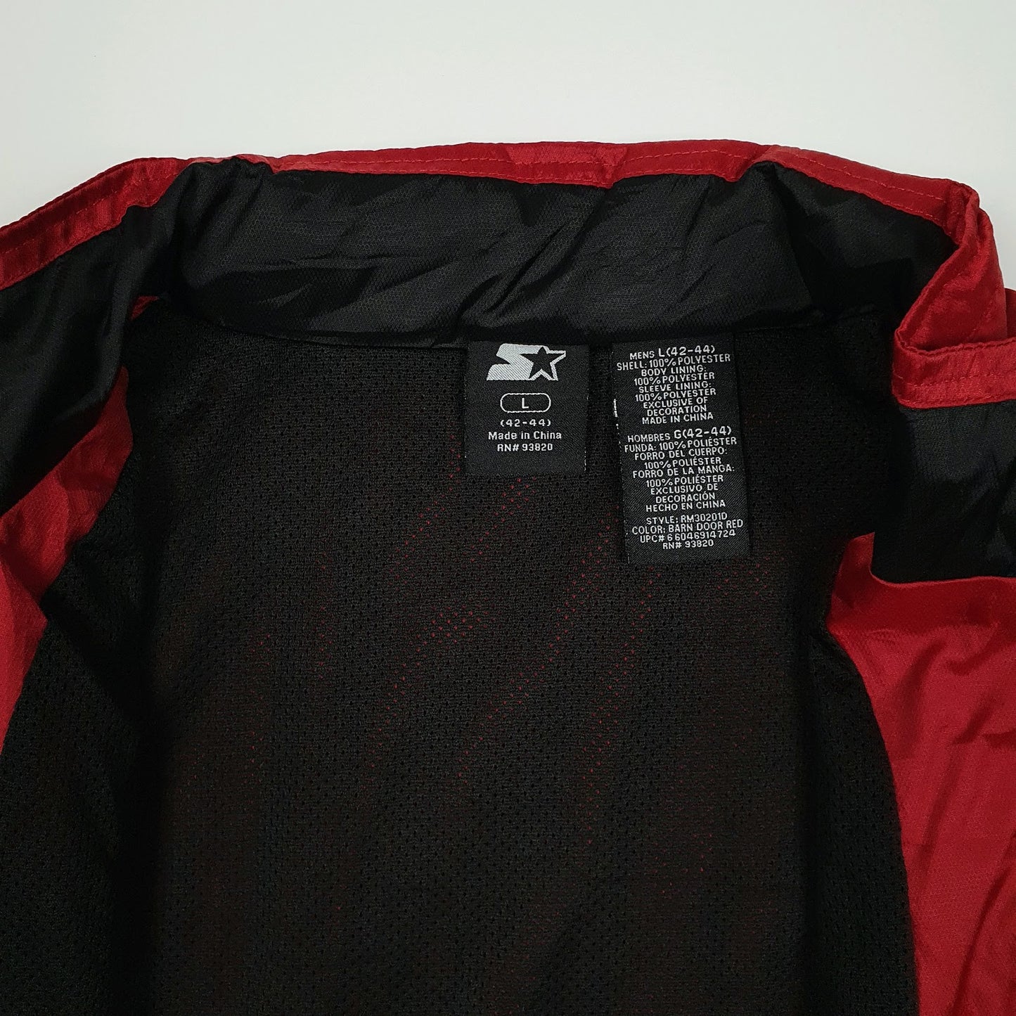 Mens Red Starter   Coat
