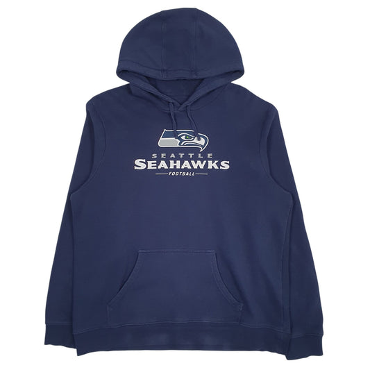 Mens Navy NFL Seattle Seahawks Hoodie Jumper