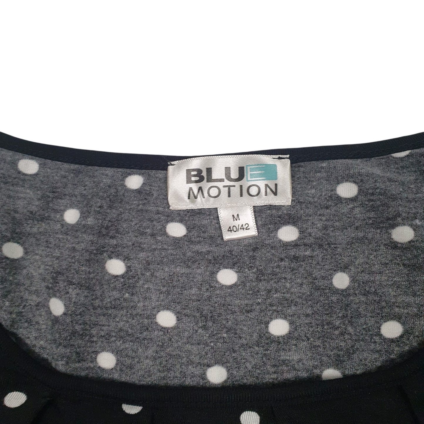 Womens Black Blue Motion Blouse  T Shirt