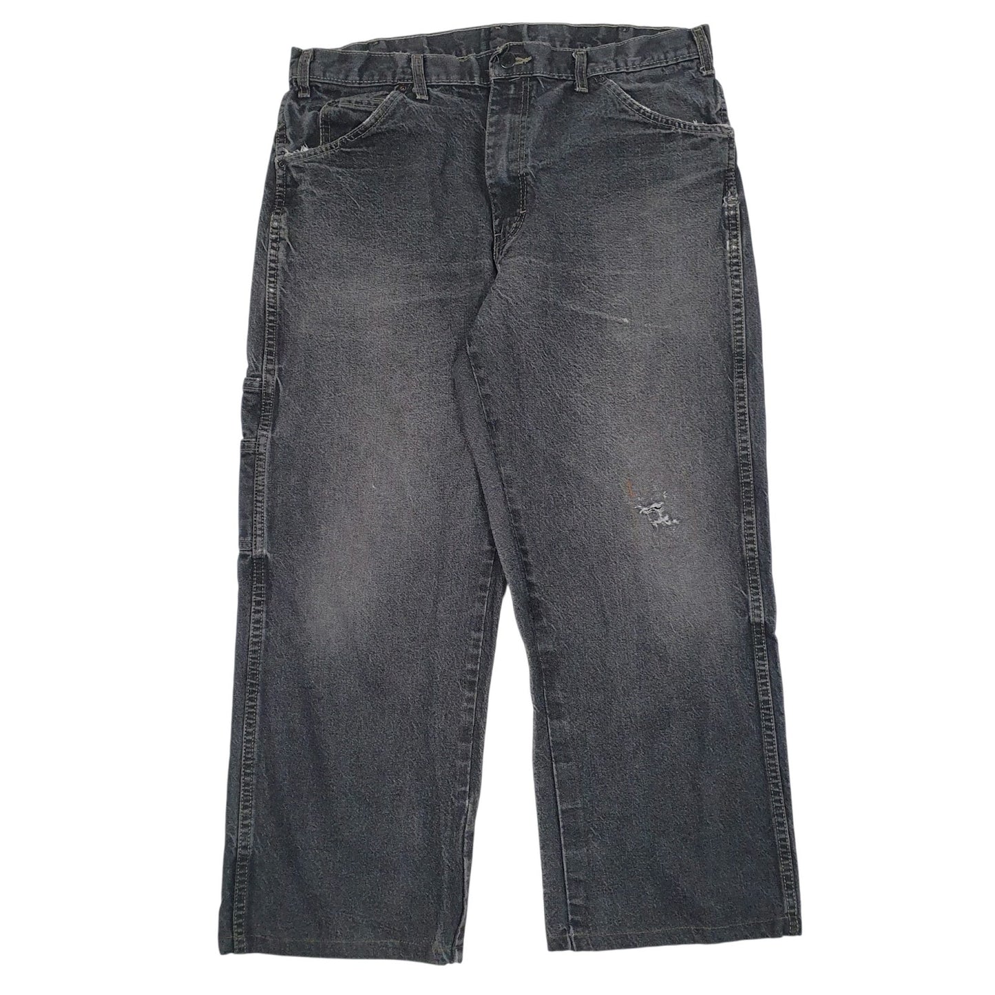 Mens Grey Dickies Workwear Carpenter JeansW36 L26
