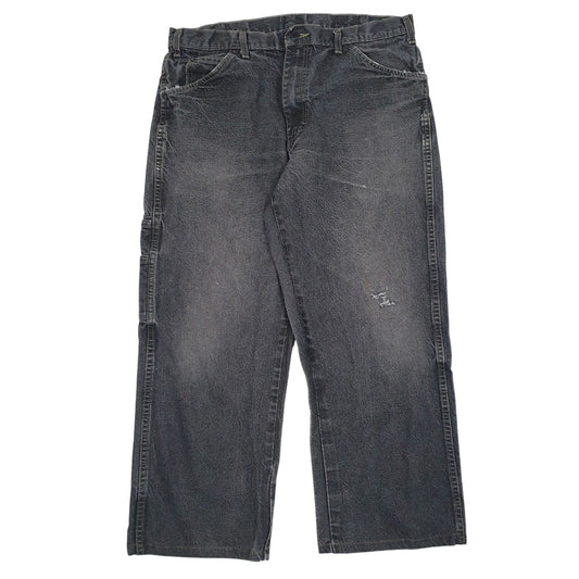Mens Grey Dickies Workwear Carpenter JeansW36 L26