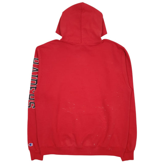Mens Red Champion Southern Oregon Raiders Hoodie Jumper