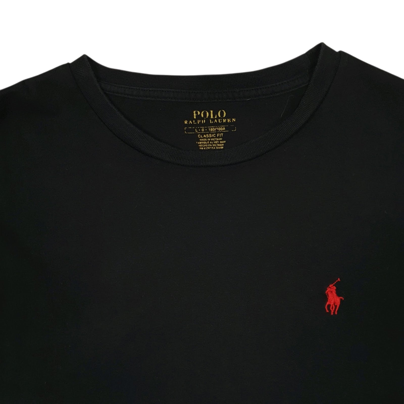 Mens Black Polo Ralph Lauren   T Shirt