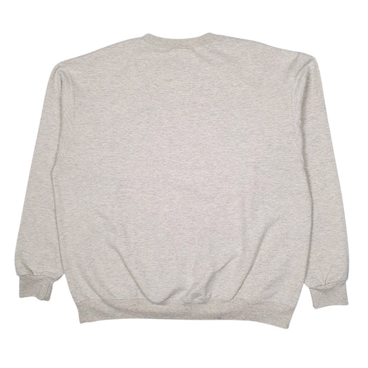 Mens Beige Champion Purdue University Crewneck Jumper