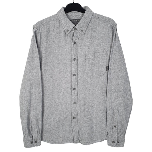 Mens Grey Eddie Bauer  Long Sleeve Shirt