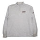 Mens Grey Adidas Lehigh University Quarter Zip Jumper