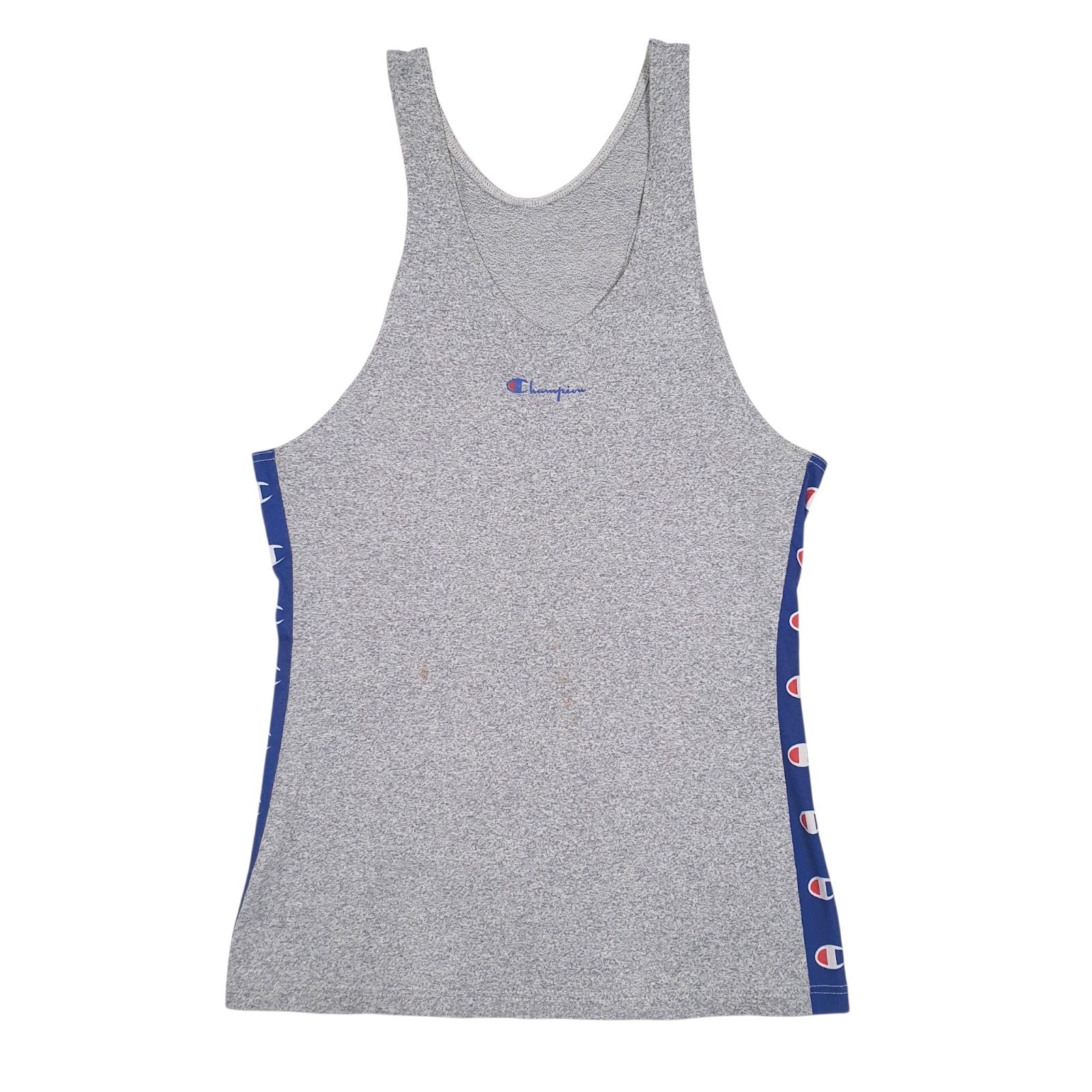 Mens Grey Champion  Sleeveless T Shirt