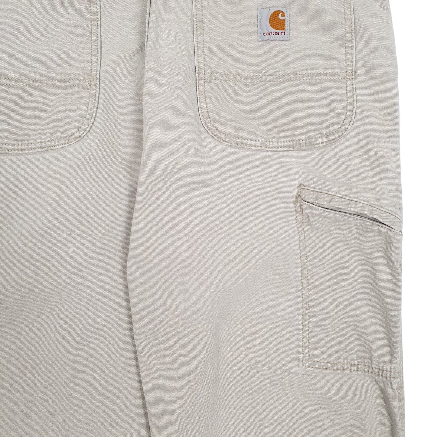 Mens Beige Carhartt   Trousers