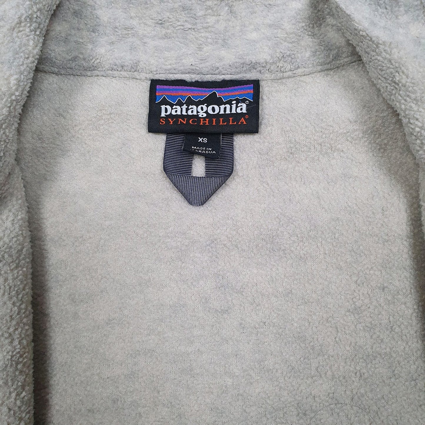 Womens Grey Patagonia Synchilla Jacket Full Zip Jumper