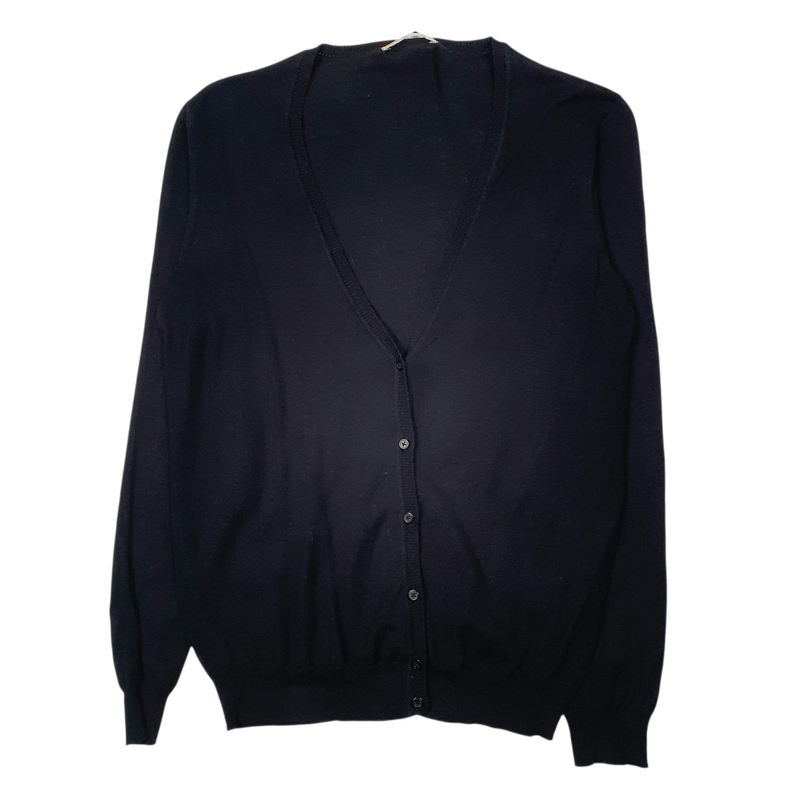 Mens Black Uniqlo  Cardigan Jumper