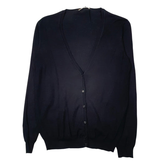 Mens Black Uniqlo  Cardigan Jumper