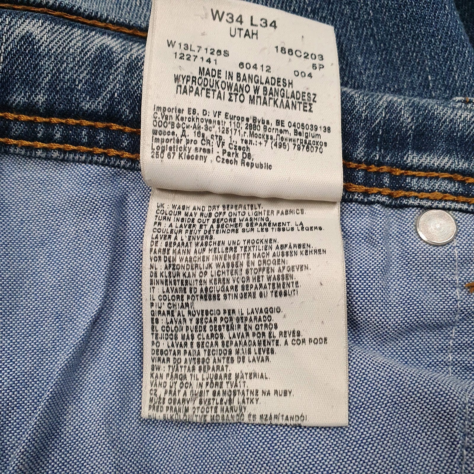 Mens Blue Wrangler   Jeans