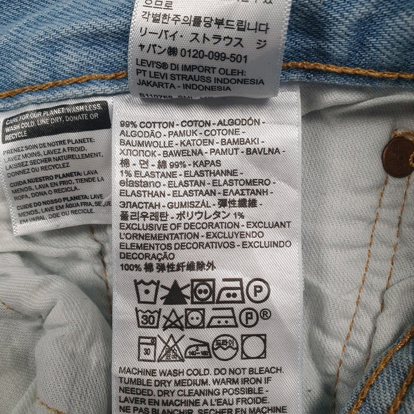 Mens Blue Levis   Jeans