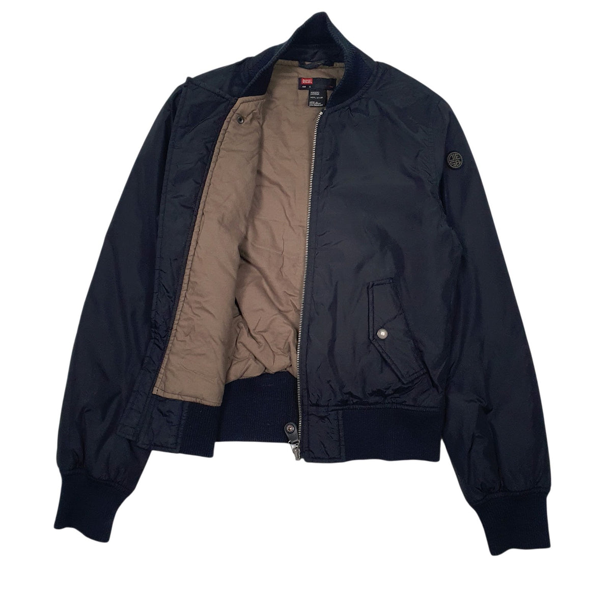 Womens Black Diesel   Coat