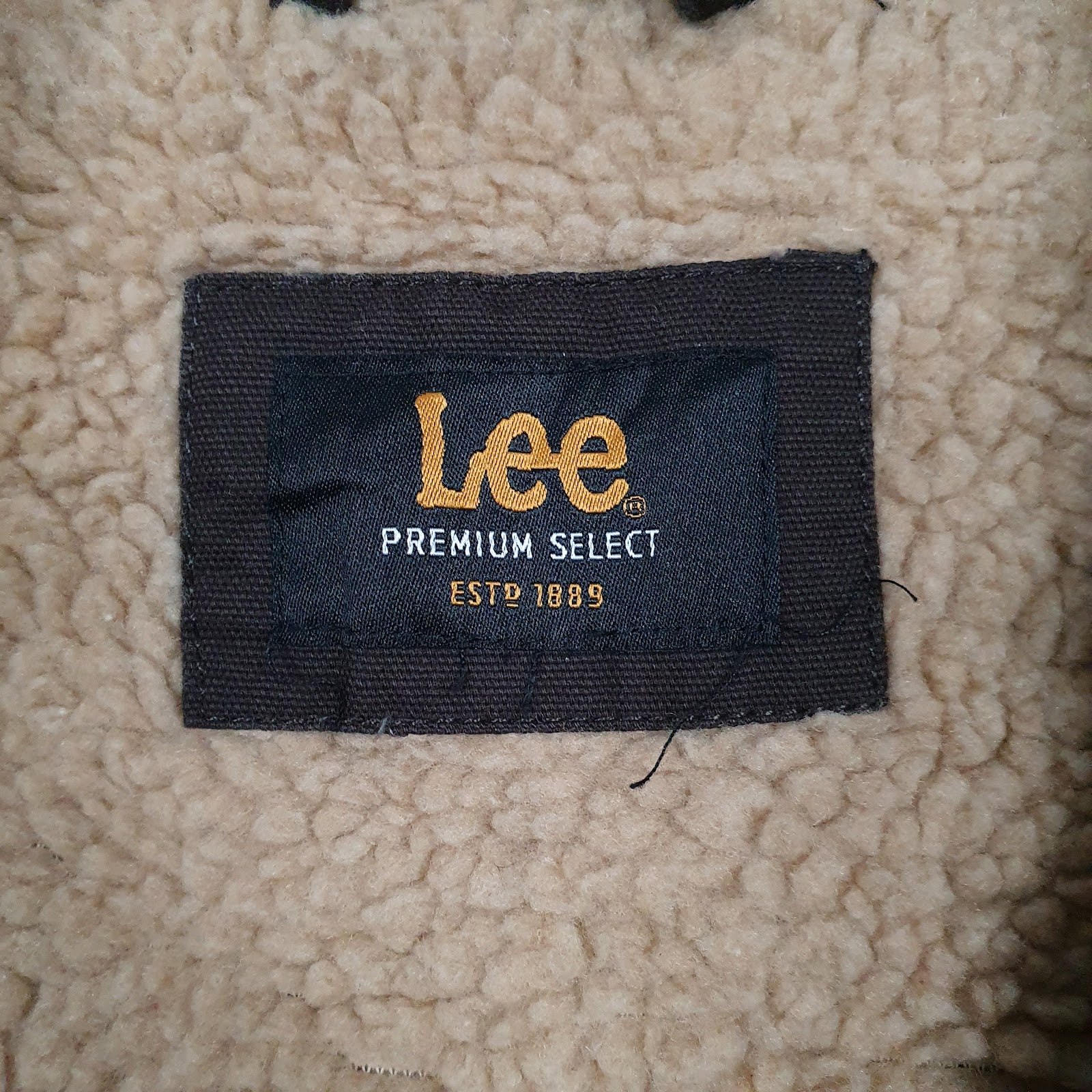 Mens Brown Lee Sherpa Lined Padded  Coat