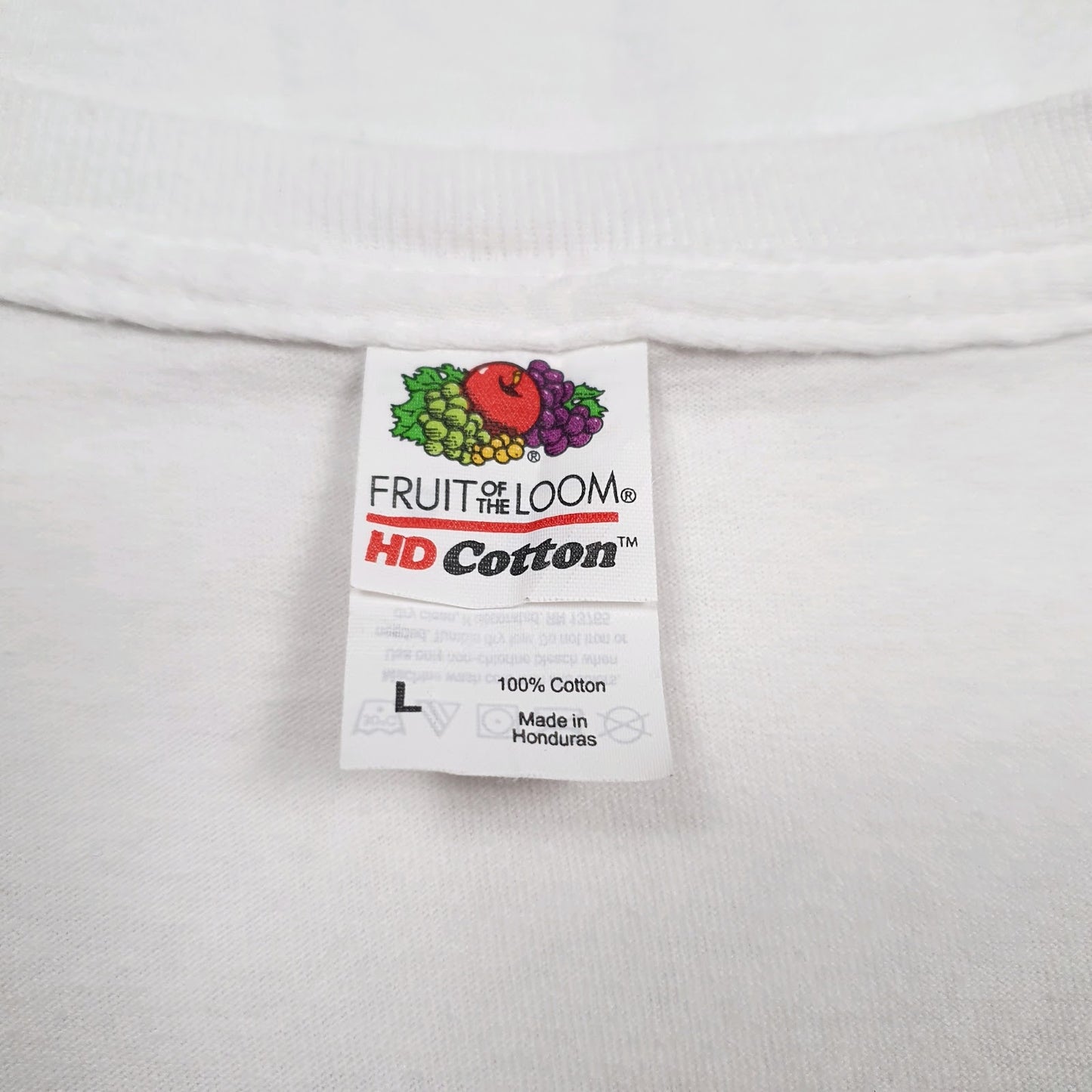 Mens White Fruit Of The Loom Volleyball Lady Mohawks  T Shirt