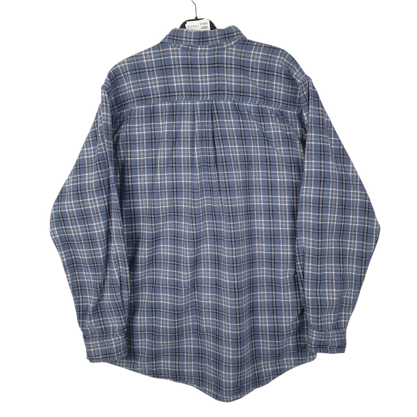 Mens Blue L.L.Bean Flannel  Shirt