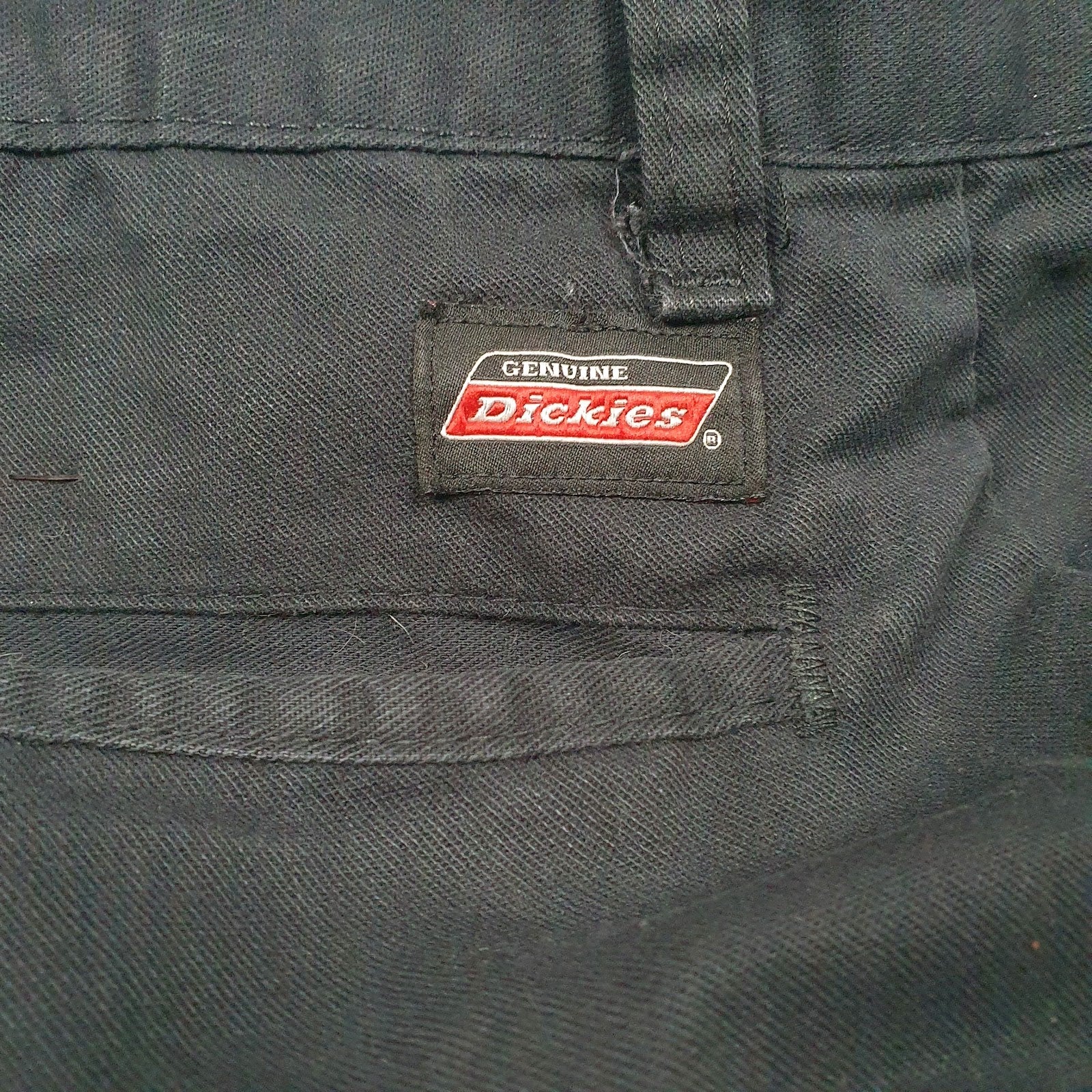 Mens Black Dickies Workwear  Trousers