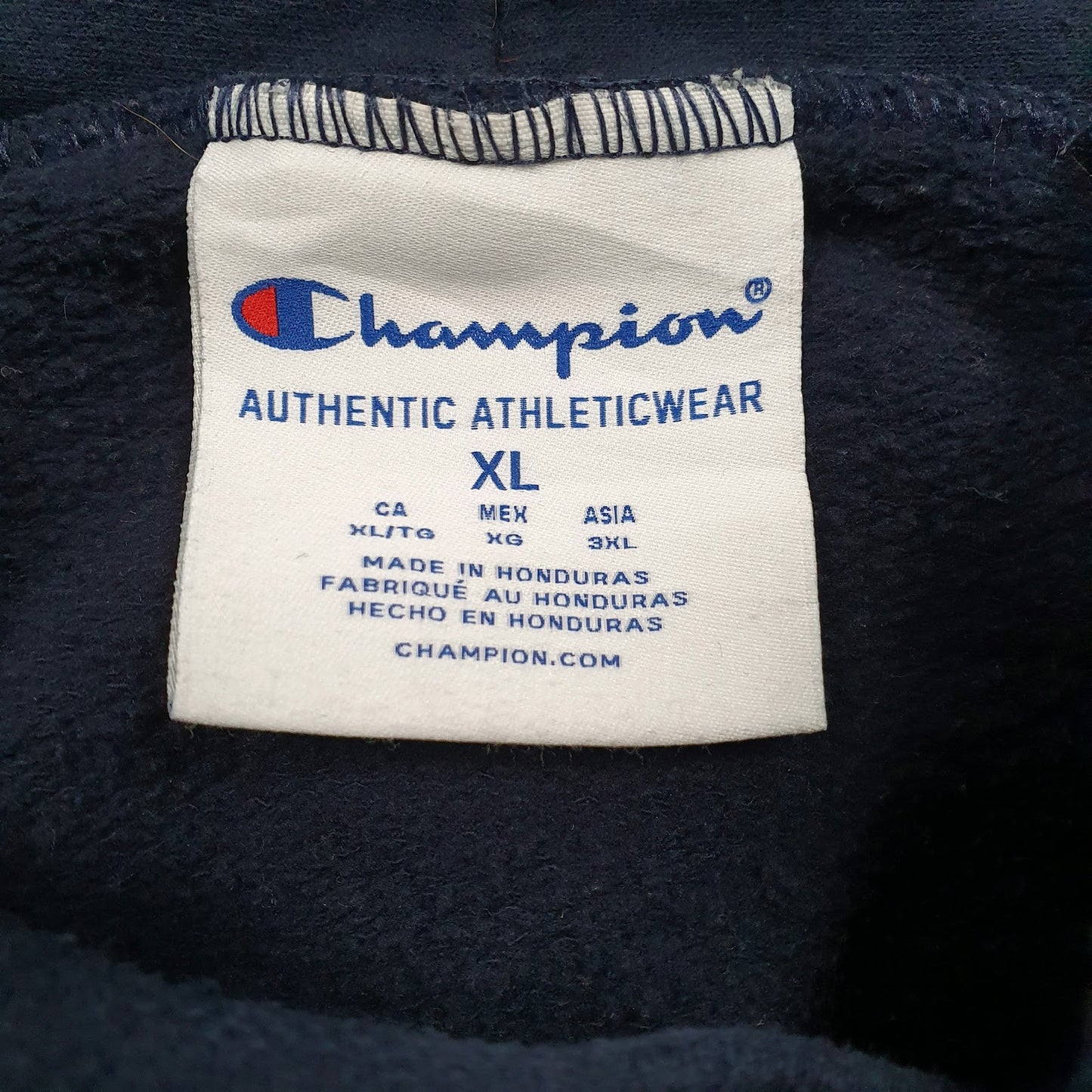 Mens Navy Champion  Hoodie Jumper