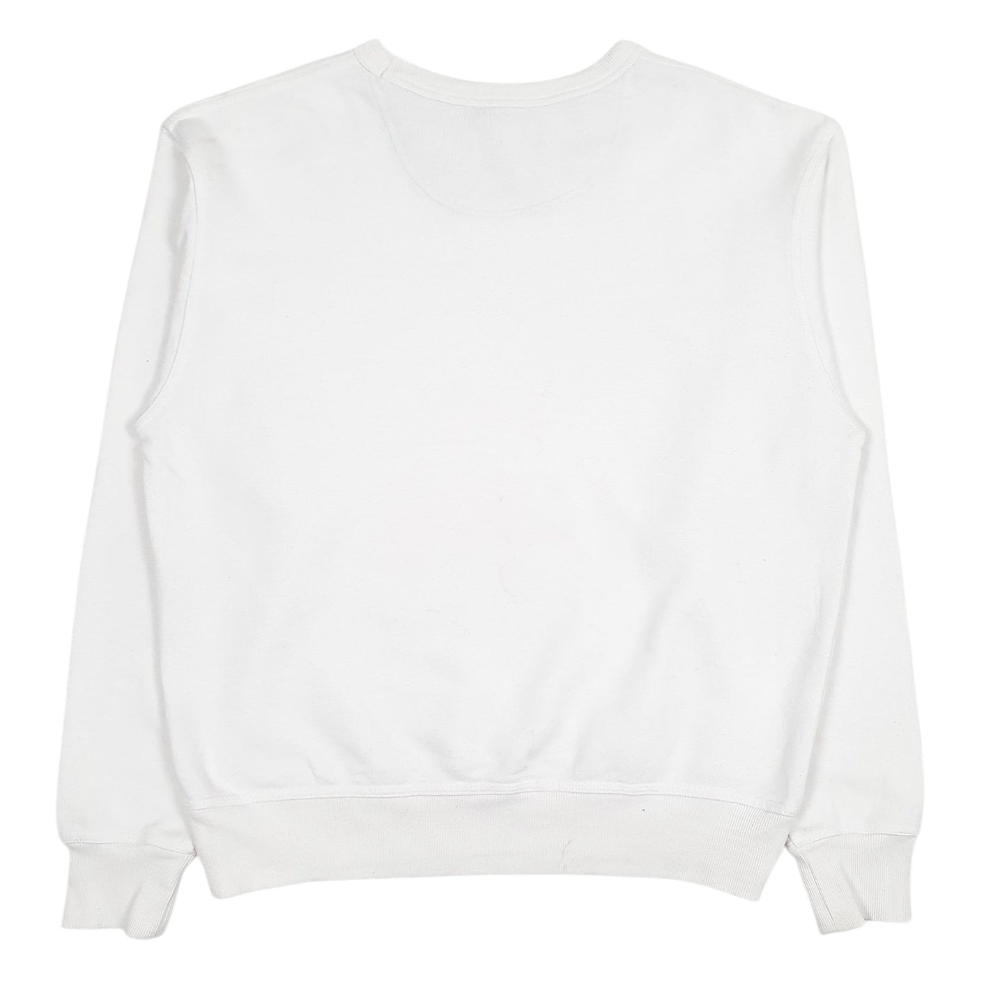 Mens White Champion  Crewneck Jumper
